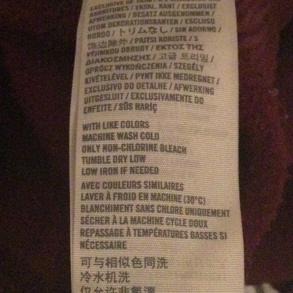 Vintage Abercrombie and FITCH thick Maroon hoodie - Picture 3 of 3